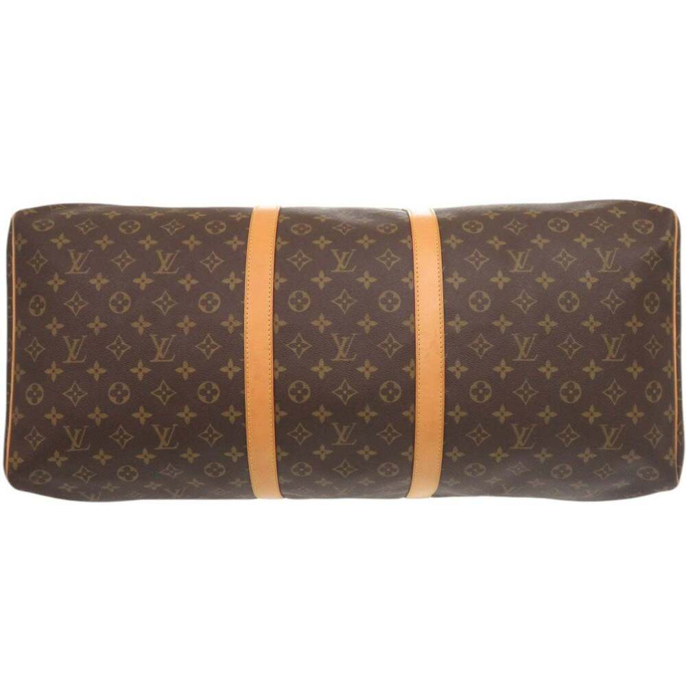 LOUIS VUITTON Brown Monogram Keepall 60 Boston Bag - Picture 3 of 10